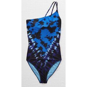 NWT Aerie One Piece One Shoulder Tie-dye Swimsuit Size M